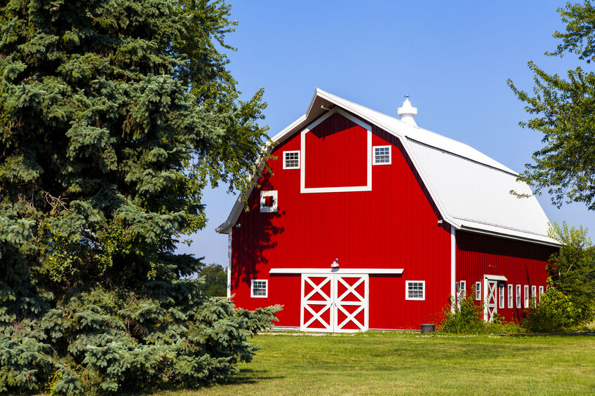 red barn