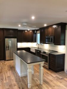 black kitchen